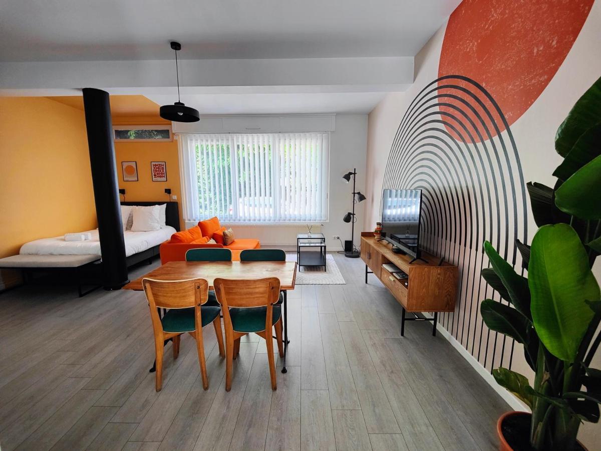 Le Rainbow - Grand Studio Avec Terrasse Dunkirk Exteriör bild